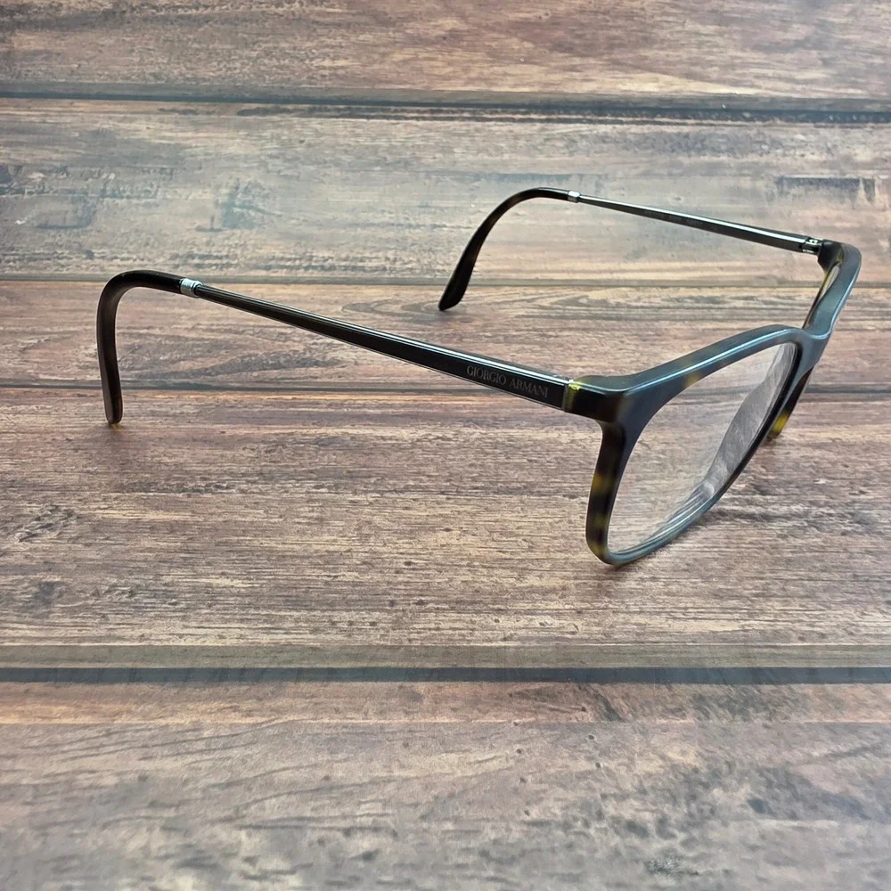 Giorgio Armani AR7112 5089 Matte Tortoise Eyeglass 53-17-140 Italy FRAMES ONLY